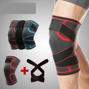 Outdoor sports compression horoscope cross strap knee pads